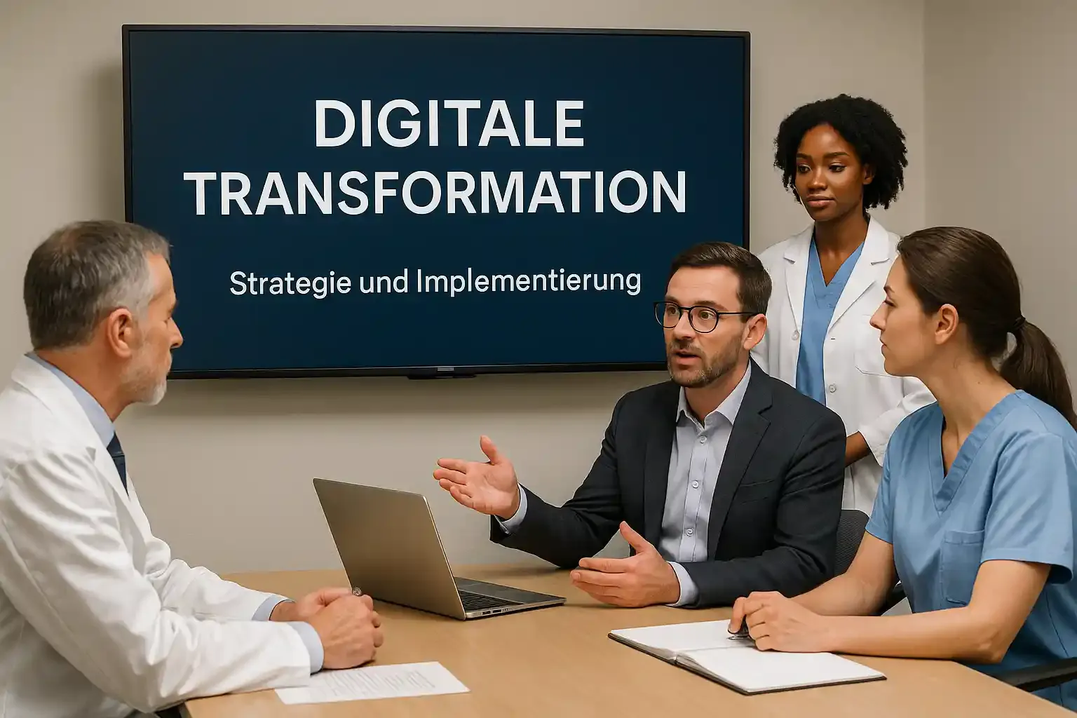 Digitale Transformation im Gesundheitswesen - Strategie & praktische Umsetzung